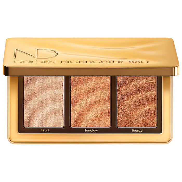 Natasha Denona Golden Highlighter Trio Multi-Use Hybrid Glow Palette