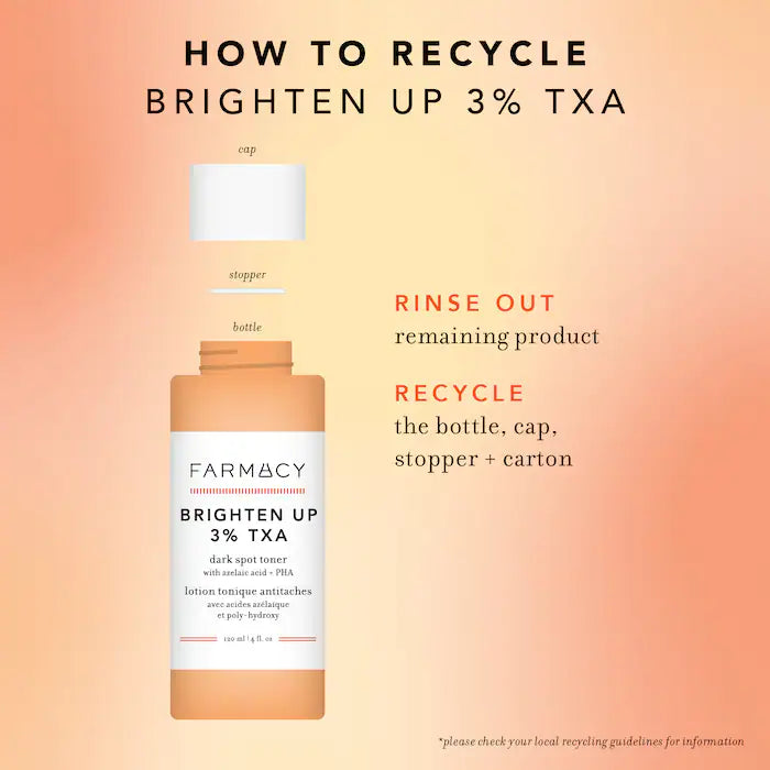 Farmacy Mini Brighten Up 3% TXA Dark Spot Toner with Azelaic Acid