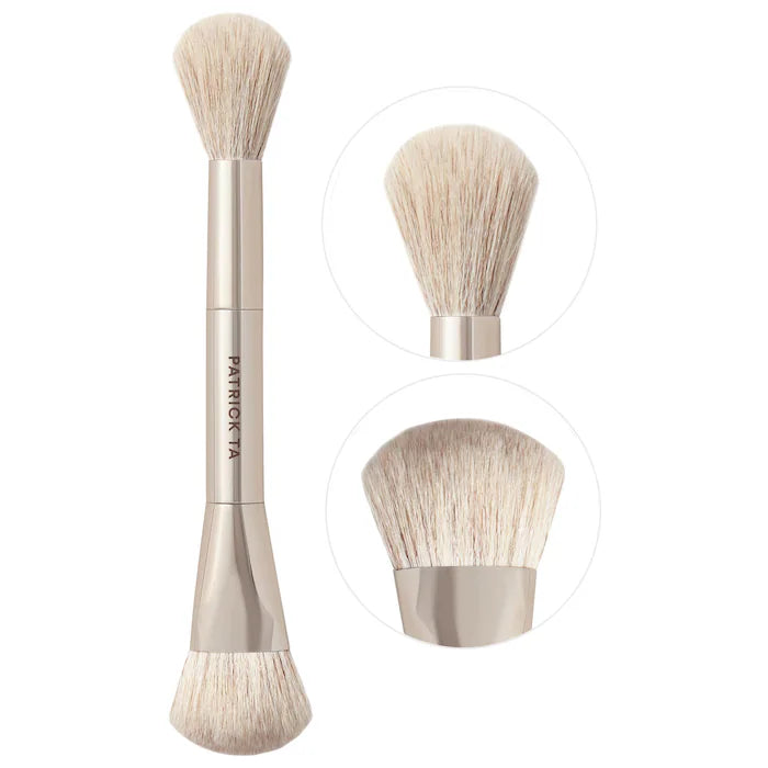 PATRICK TA Dual Ended Precision Blush Brush