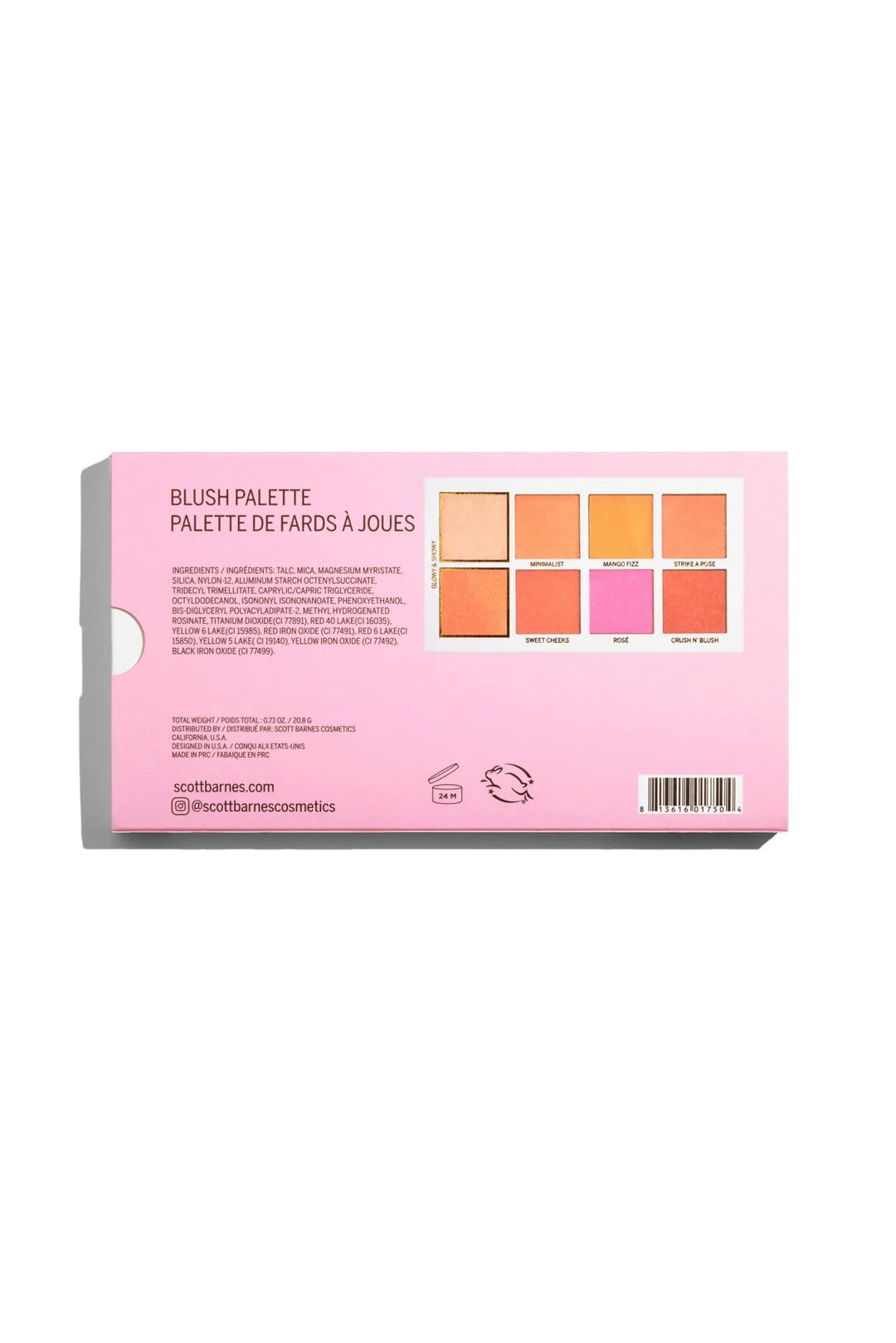 SCOTT BARNES, Chic Cheek N°1 - Blush Palette