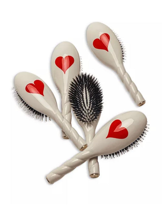 La Bonne Brosse N.01 The Large Universal Shine, Care Hair Brush - Limited Edition Queen of Hearts,