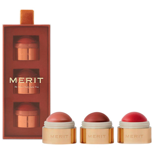 MERIT, Mini Flush Balm Cream Blush Set