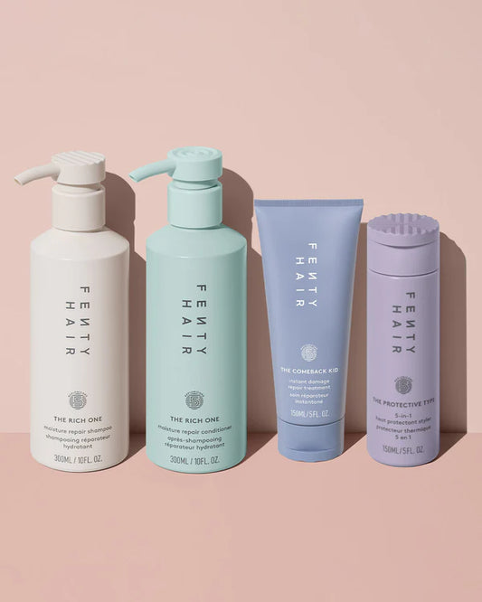 FENTY HAIR, MOISTURE REPAIR THE MAINTENANCE CREW FULL-SIZE BUNDLE, EL NUEVO EQUIPO DE HAIR