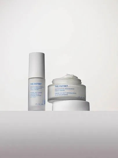 The Outset, Smoothing Eye Cream + Restorative Night Cream Set