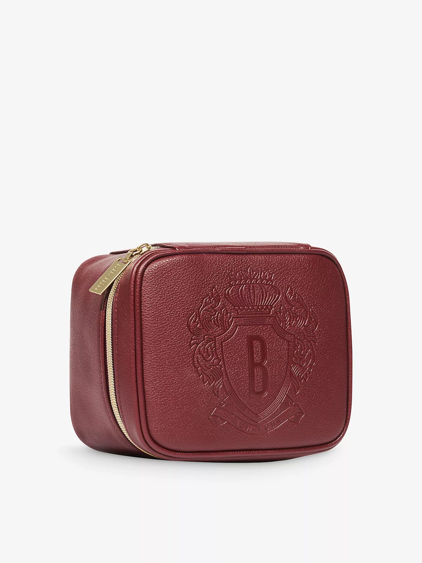 BOBBI BROWN, Signature Glam faux-leather makeup bag