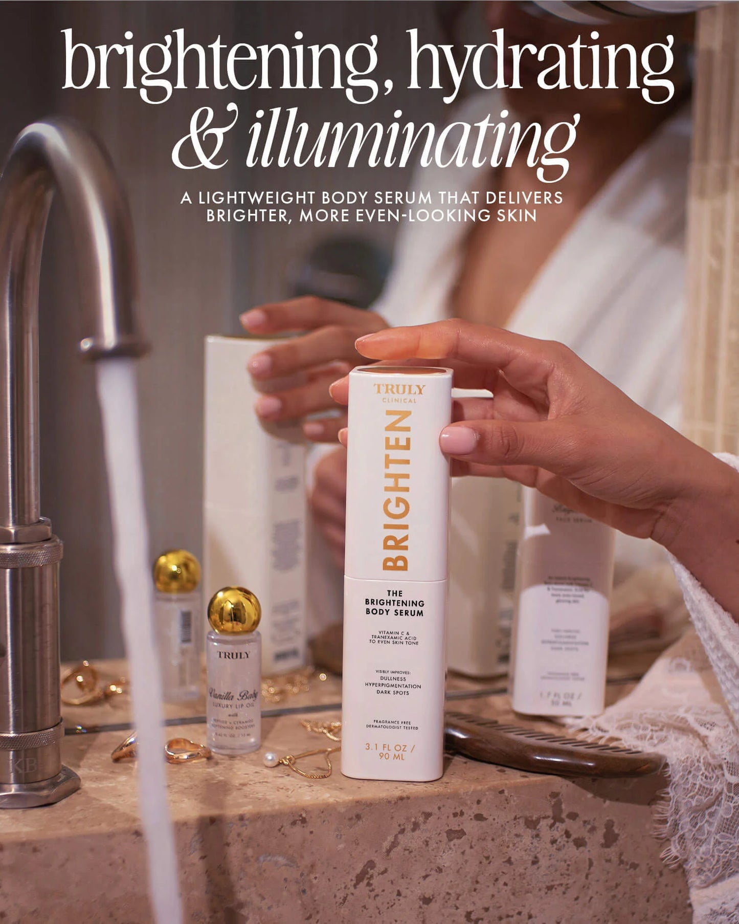 TRULY BEAUTY, The Brightening Body Serum For Dark Spots & Dullness