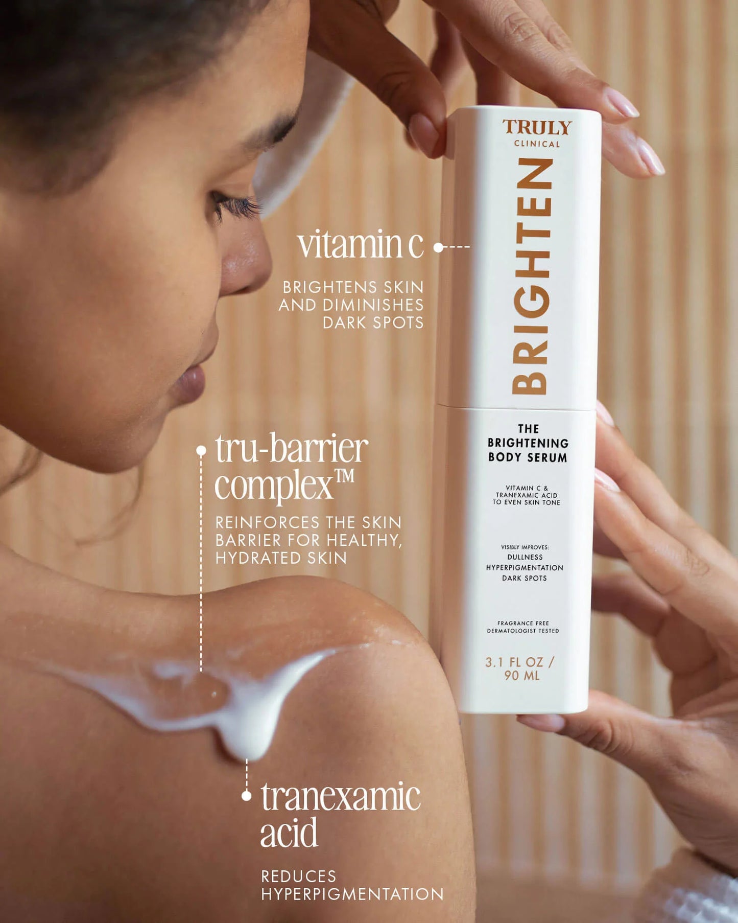 TRULY BEAUTY, The Brightening Body Serum For Dark Spots & Dullness