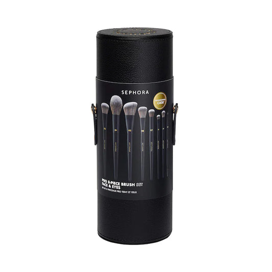 SEPHORA COLLECTION 8-Piece Pro Face and Eye Brush Set