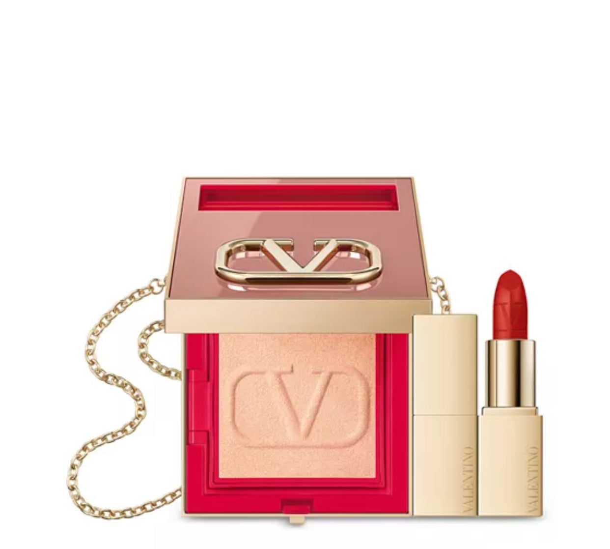 Valentino Go-Clutch Refillable Compact Powder, Go-Clutch