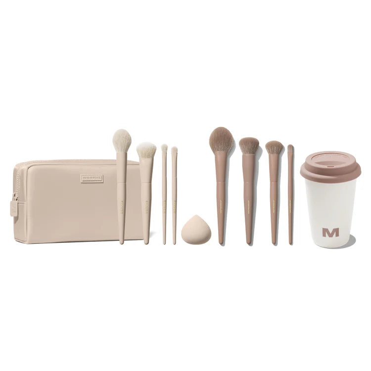 MORPHE, CUSTOM BLENDS BRUSH COLLECTION GIFT SET, EXCLUSIVA DE LANZAMIENTO.