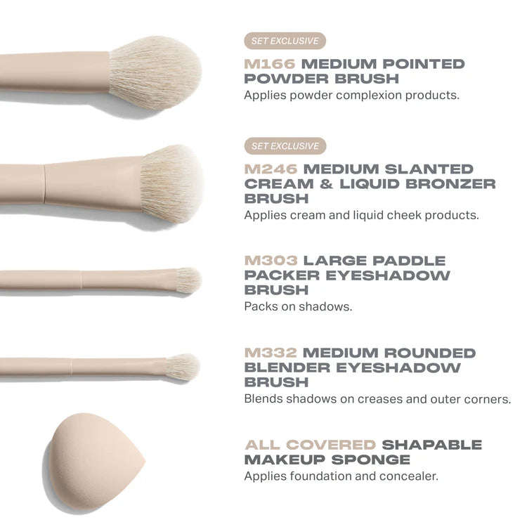 MORPHE, CUSTOM BLENDS BRUSH COLLECTION GIFT SET, EXCLUSIVA DE LANZAMIENTO.