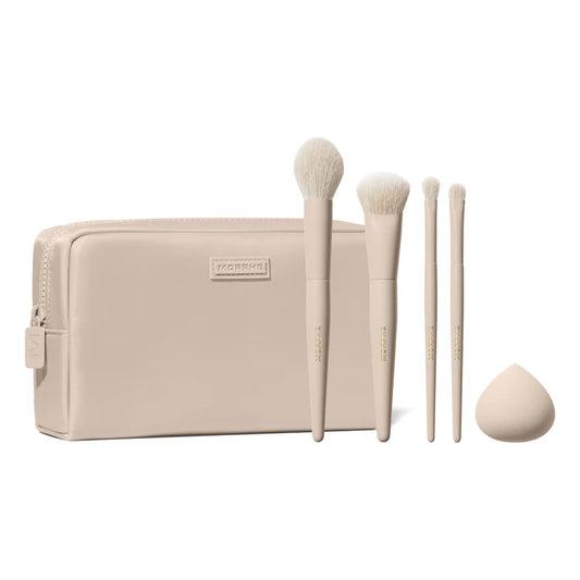 MORPHE, OAT LATTE 5-PIECE FACE & EYE BRUSH SET
