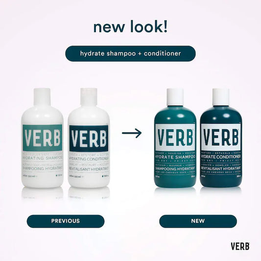 Verb Hydrate Shampoo + Conditioner Jumbo Set for Dry, Frizzy Hair