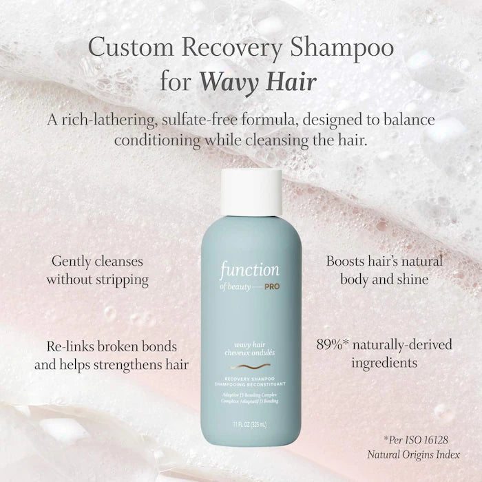 Function of Beauty PRO Wavy Shampoo & Mask Value Set with Anti Frizz and Shine Boosters