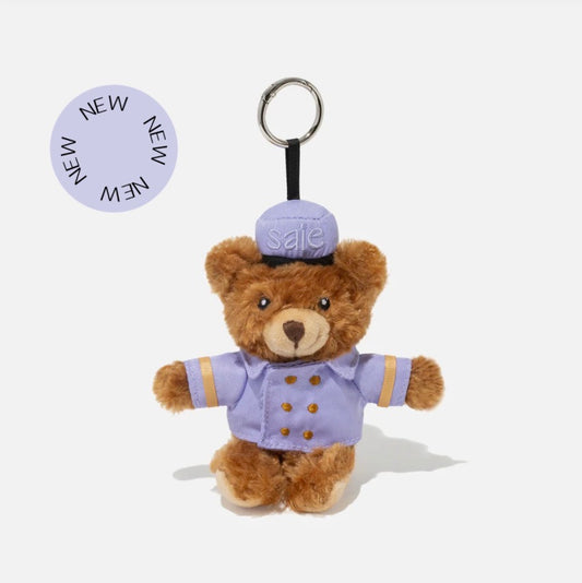 SAIE, THE BELLHOP BEAR KEYCHAIN LIMITED EDITION BAG CHARM