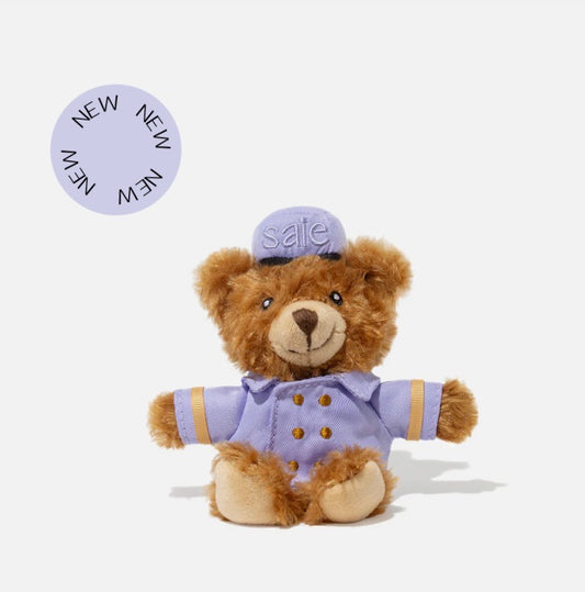 SAIE, THE BELLHOP BEAR KEYCHAIN LIMITED EDITION BAG CHARM