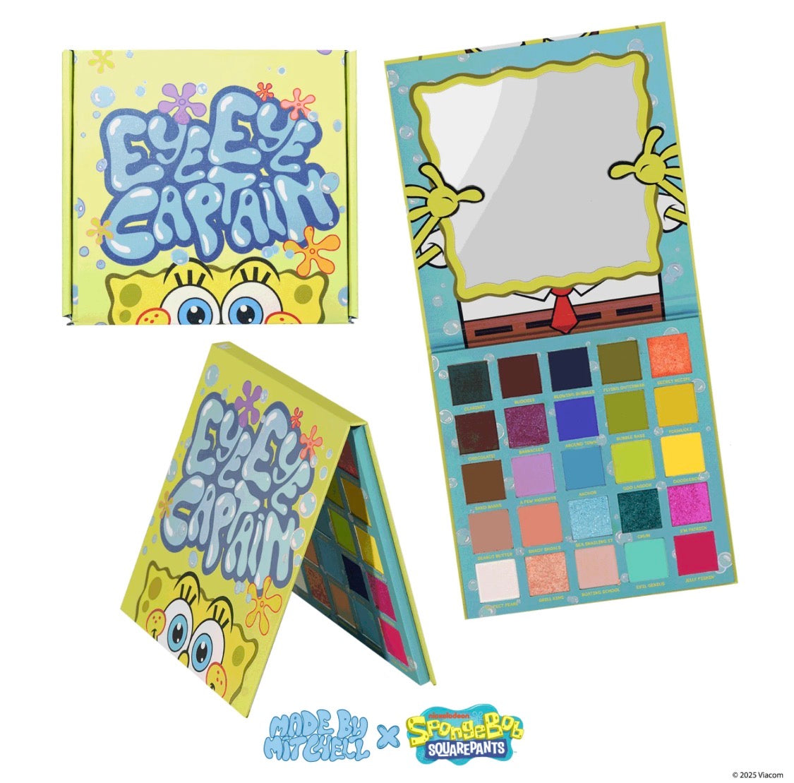 MADE BY MITCHELL, SpongeBob SquarePants - Eye Eye Captain Eyeshadow Palette