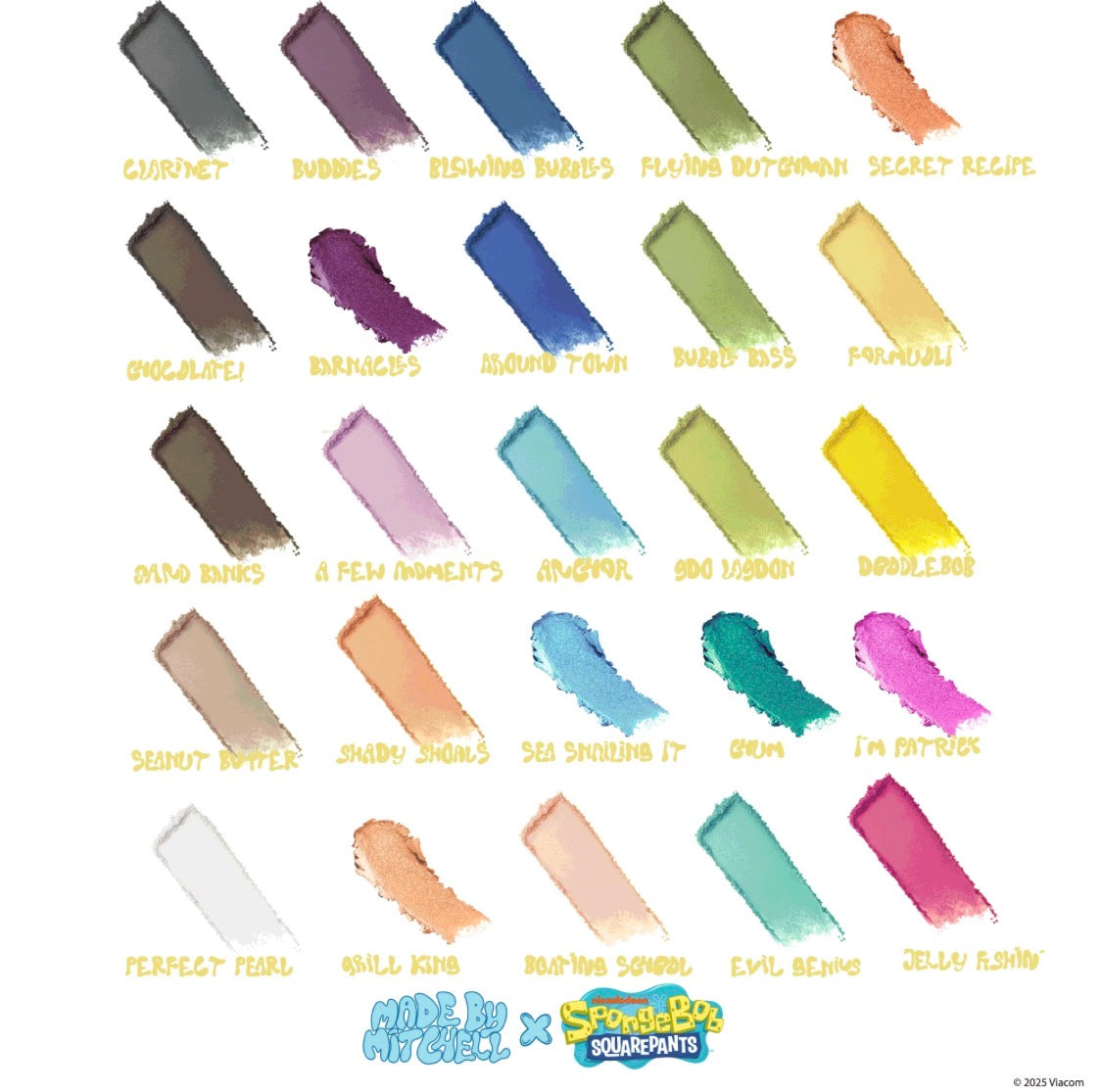 MADE BY MITCHELL, SpongeBob SquarePants - Eye Eye Captain Eyeshadow Palette