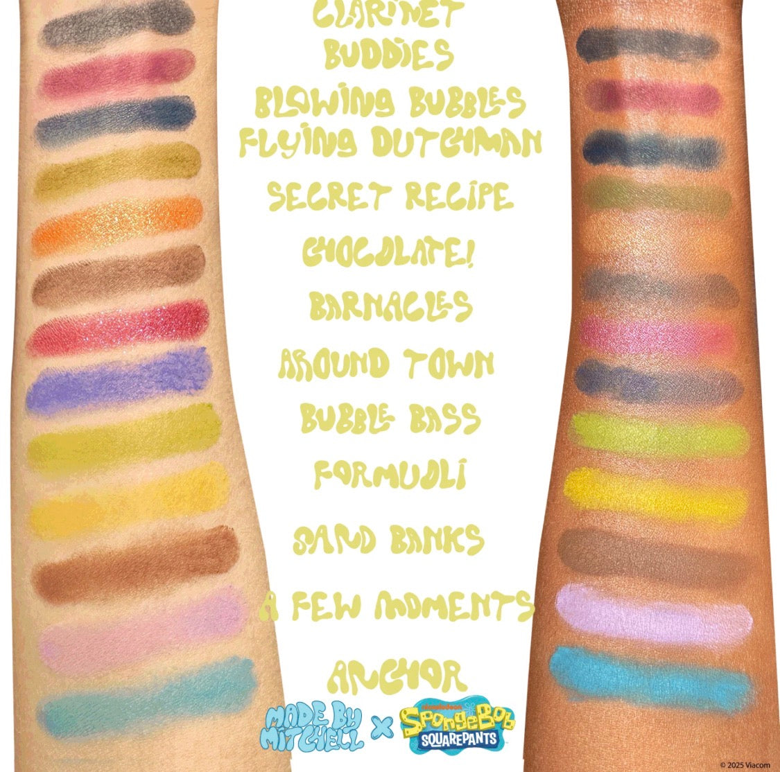 MADE BY MITCHELL, SpongeBob SquarePants - Eye Eye Captain Eyeshadow Palette