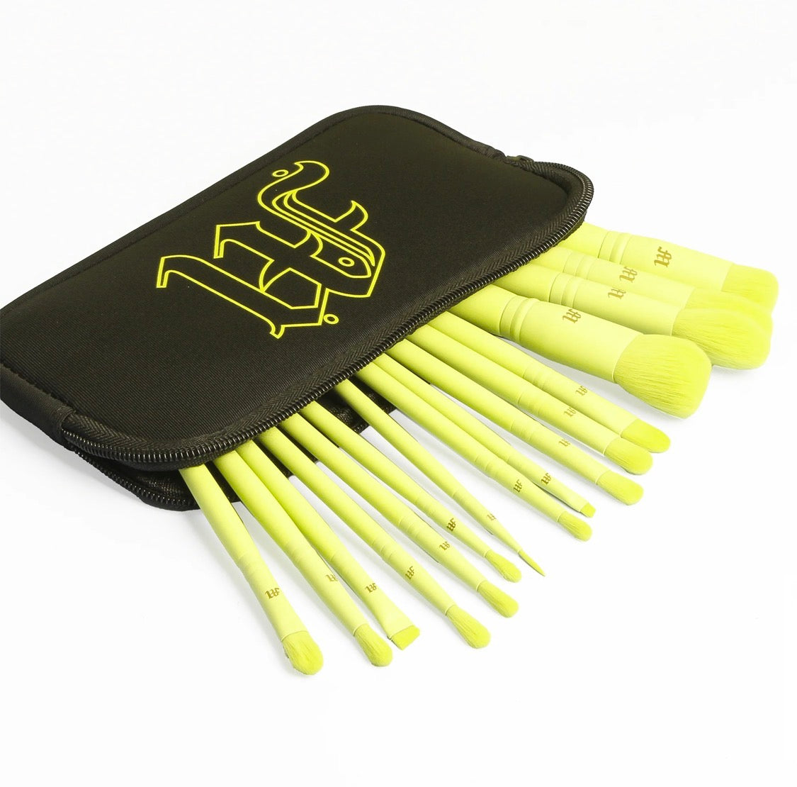 MADE BY MITCHELL, 16 Piece Makeup Brush Set &amp; Brush Pouch
