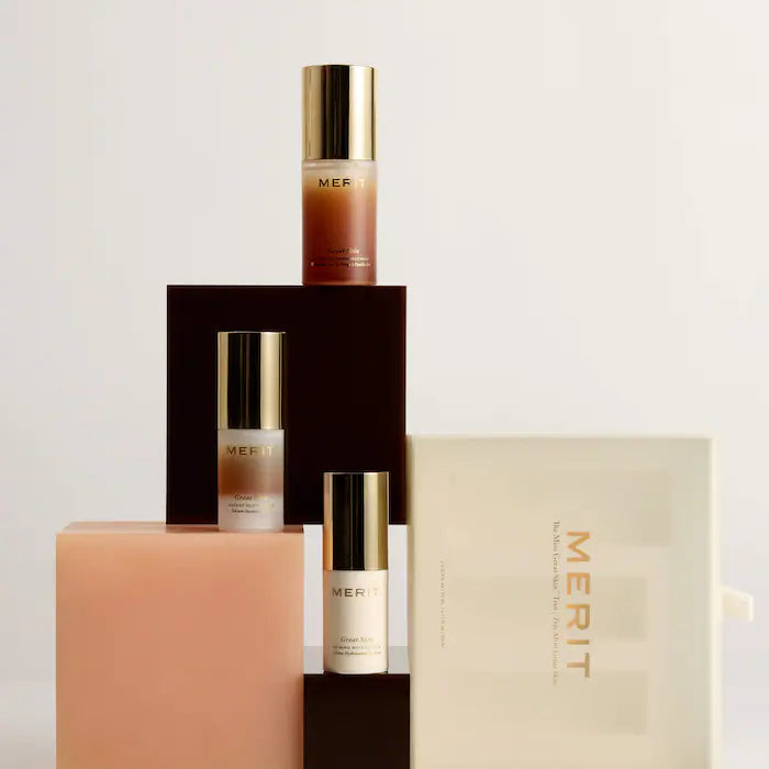 MERIT, Mini Great Skin Skincare Essentials Gift Set
