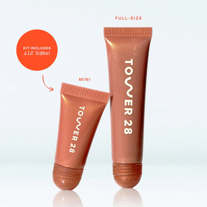 Tower 28 Beauty, Mini Lil’ Softies LipSoftie Lip Treatment Set