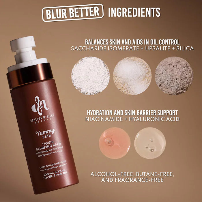 Danessa Myricks Beauty  Yummy Skin Liquid Blurring Balm Mattifying Setting Spray