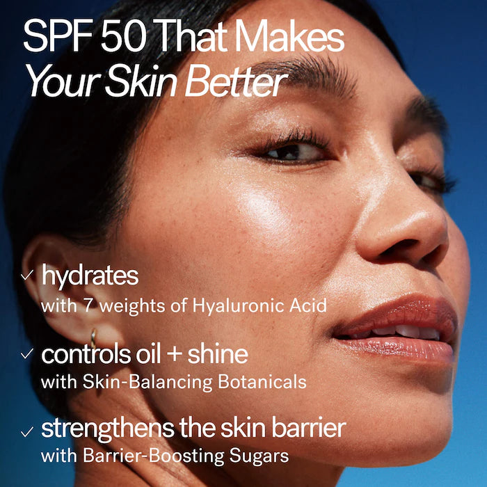 ILIA, Sun Serum Mineral Sunscreen SPF 50 with 8-Hour Oil Control