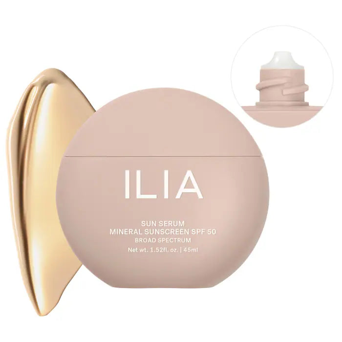ILIA, Sun Serum Mineral Sunscreen SPF 50 with 8-Hour Oil Control