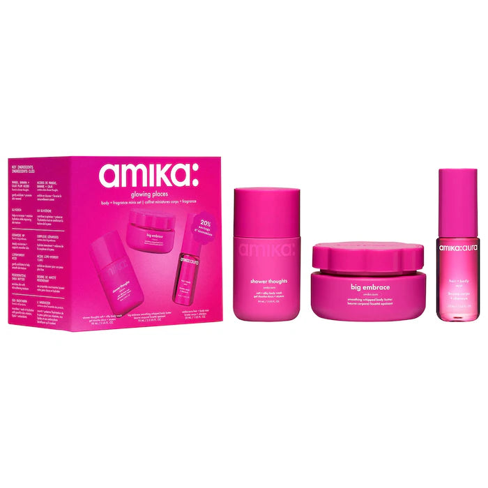 amika, Glowing Places Body Care & Fragrance Gift Set