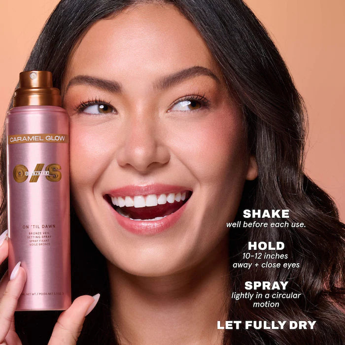 ONE/SIZE by Patrick Starrr, On ‘Til Dawn Bronze Veil Waterproof Setting Spray