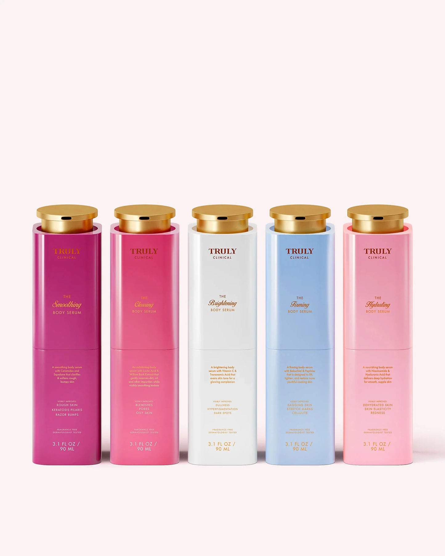 Truly Set TRULY BEAUTY, The Body Treatments Complete Collection Set Of 5 Targete ...