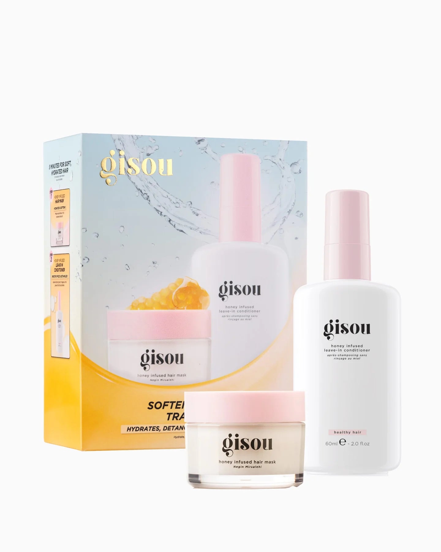 GISOU, Soften & Smooth Travel set