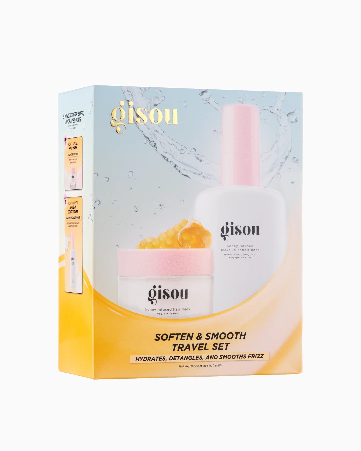 GISOU, Soften & Smooth Travel set