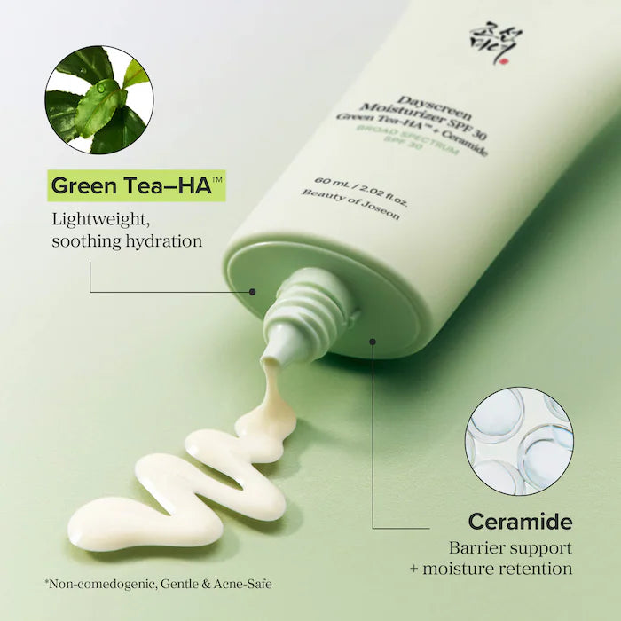 Beauty of Joseon, Dayscreen 2-in-1 SPF 30 Moisturizer with Green Tea-HA + Ceramides