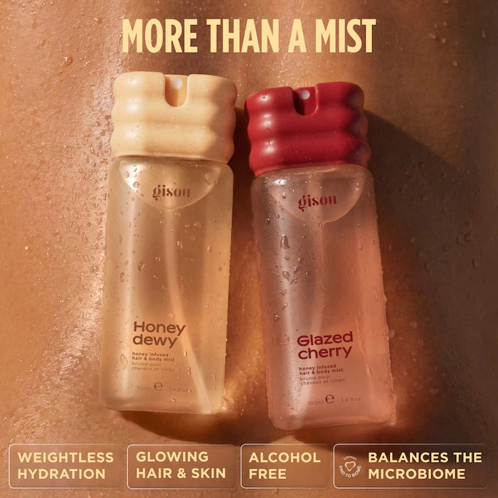 Gisou, Glazed Cherry Honey Infused Hair & Body Mist