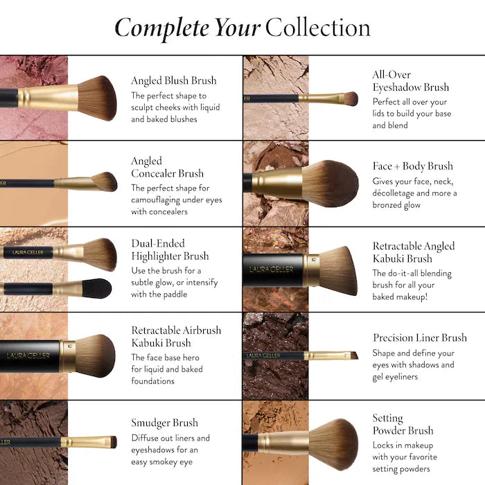 Laura Geller, The Brush Vault Makeup Brush Set