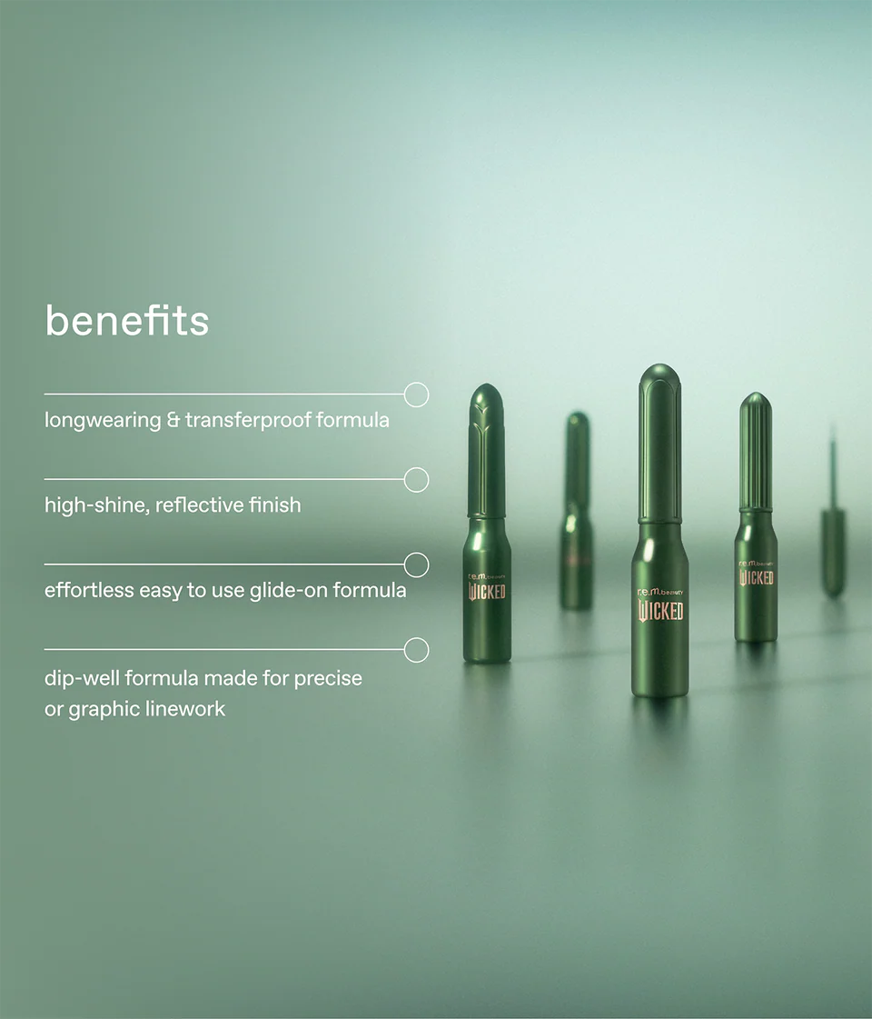 R.E.M. BEAUTY X WICKED: FOR GOOD WELCOME TO OZ EYESHADOW, EYELINER SET