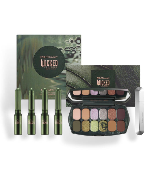 R.E.M. BEAUTY X WICKED: FOR GOOD WELCOME TO OZ EYESHADOW, EYELINER SET
