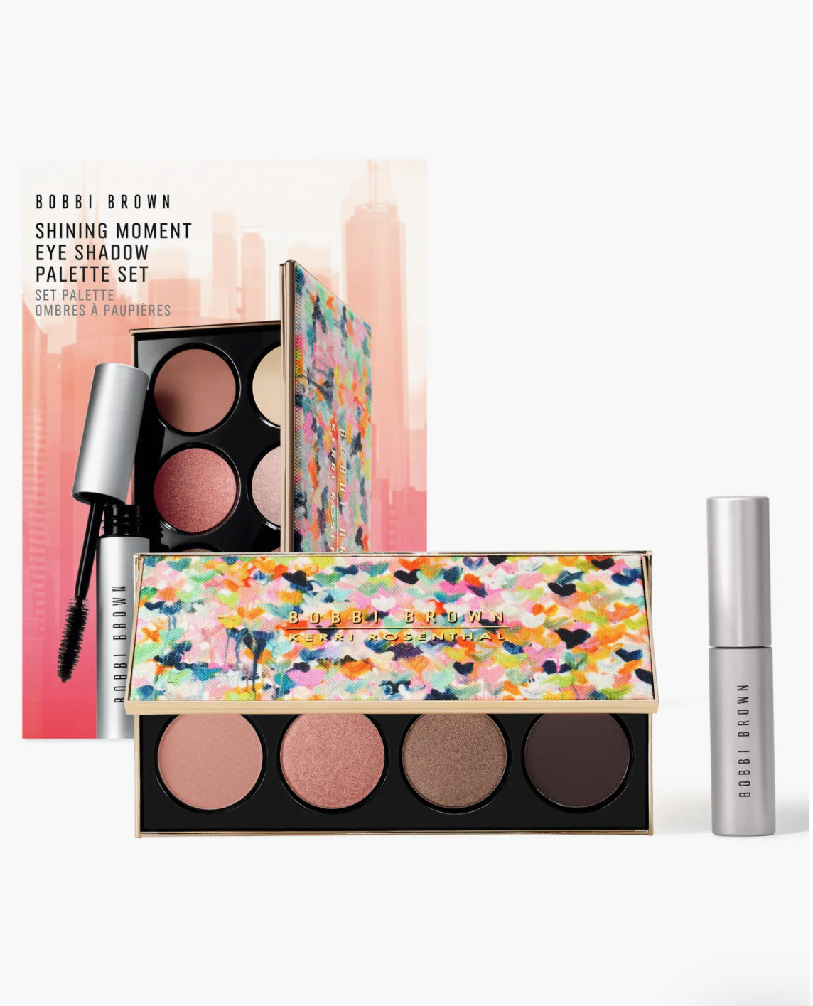 BOBBI BROWN, Shining Moment Eyeshadow Palette & Mascara Set