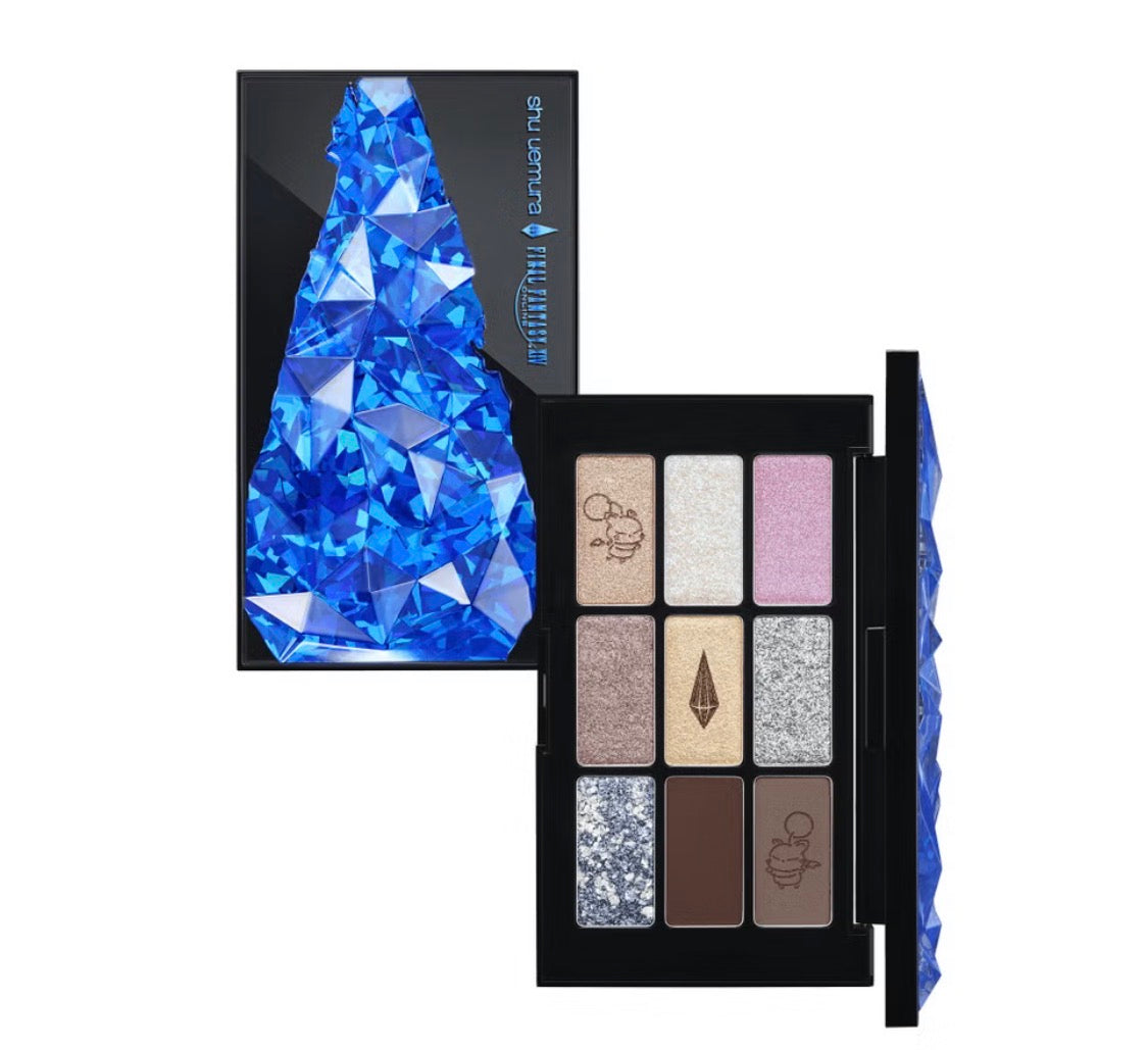 shu uemura x FINAL FANTASY XIV kupo! crystal eyeshadow palette