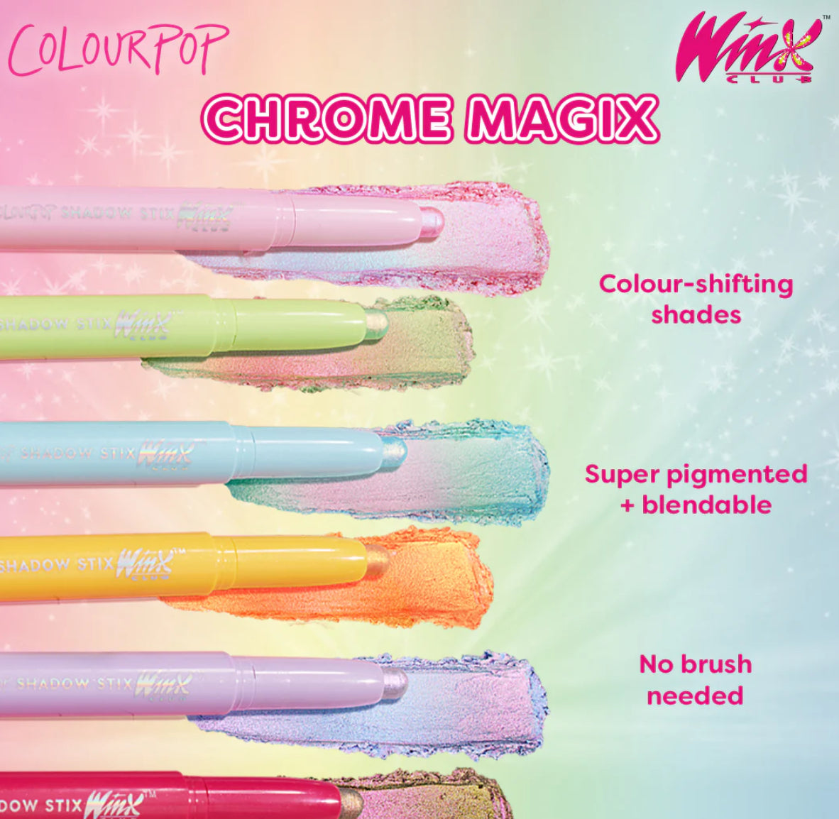 COLOURPOP, winx club forever full collection set, ¡Somos las Winx!