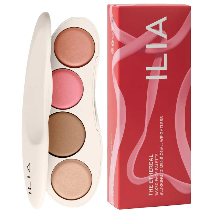 ILIA, The Ethereal Baked Face Palette - Long-Wear Bronzer, Highlighter & Blush