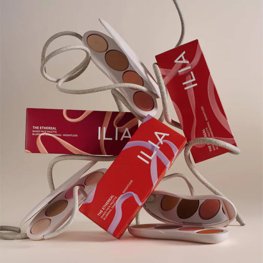 ILIA, The Ethereal Baked Face Palette - Long-Wear Bronzer, Highlighter & Blush