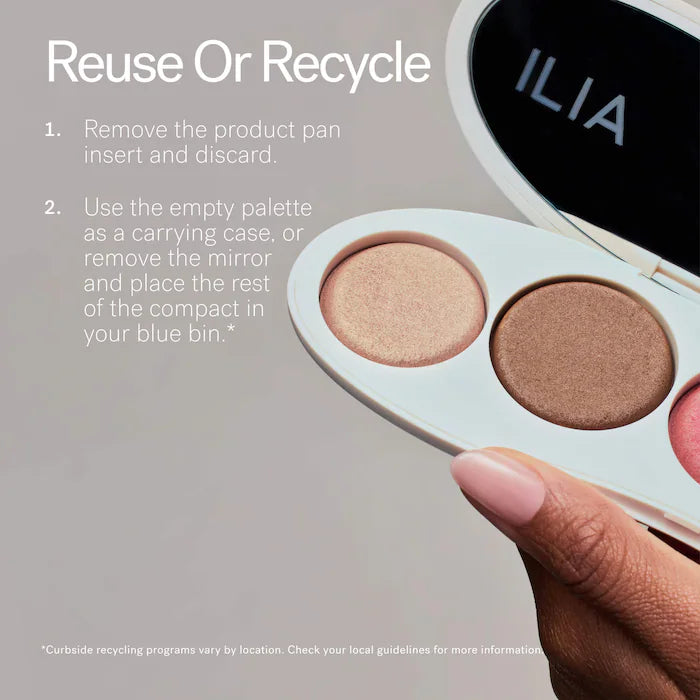 ILIA, The Ethereal Baked Face Palette - Long-Wear Bronzer, Highlighter & Blush