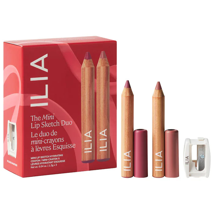 ILIA, Mini Lip Sketch Duo - Lipstick + Lip Liner Gift Set
