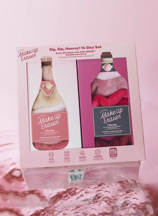 THE ORIGINAL MAKEUP ERASER, Sip Sip Hooray! Set