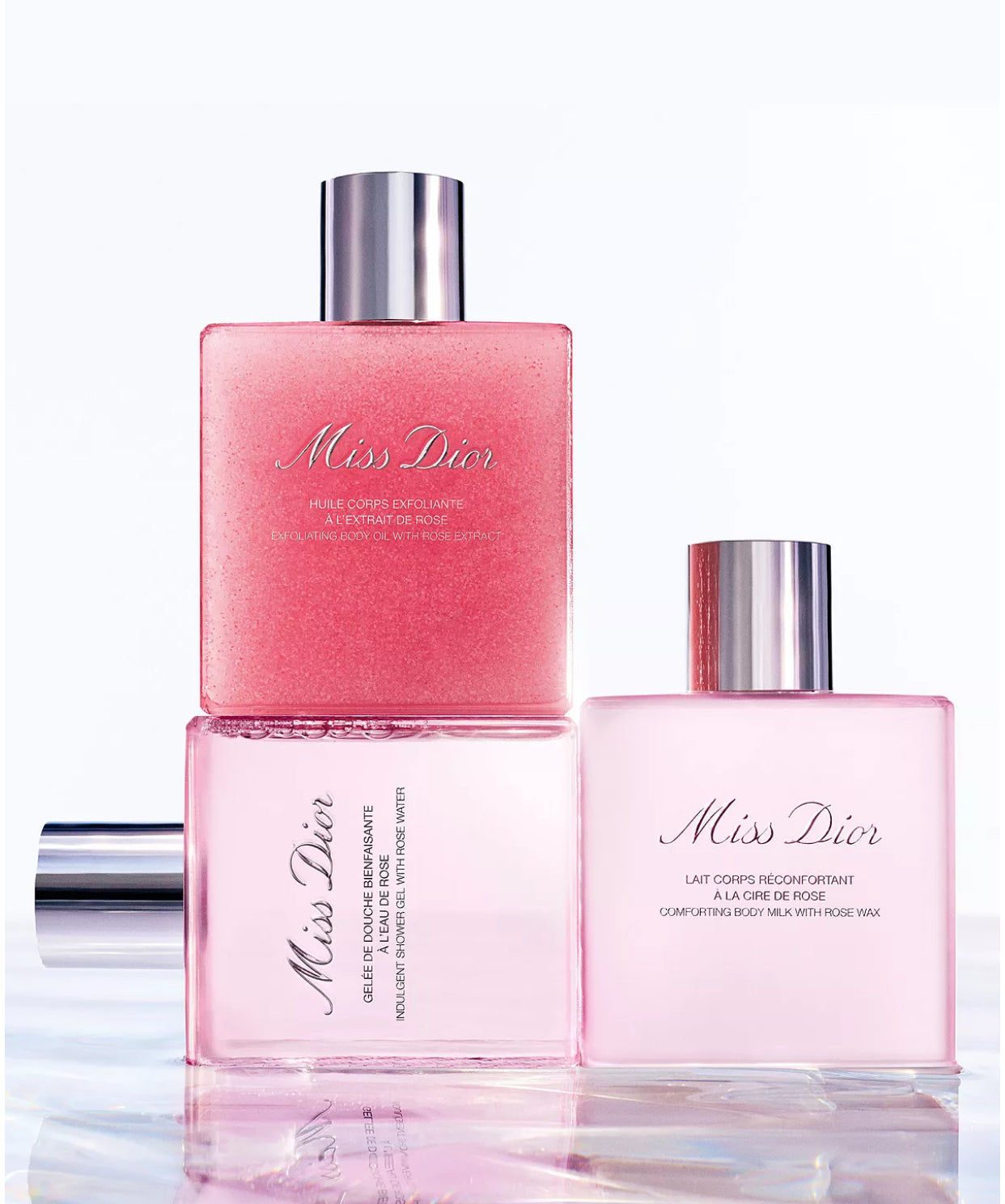 DIOR Miss Dior Exfoliating Body Oil With Rose Extract, 5.9 oz.