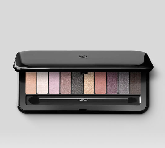 KIKO MILANO, Palette with 10 multi-finish eyeshadows: pearly, matte and metallic