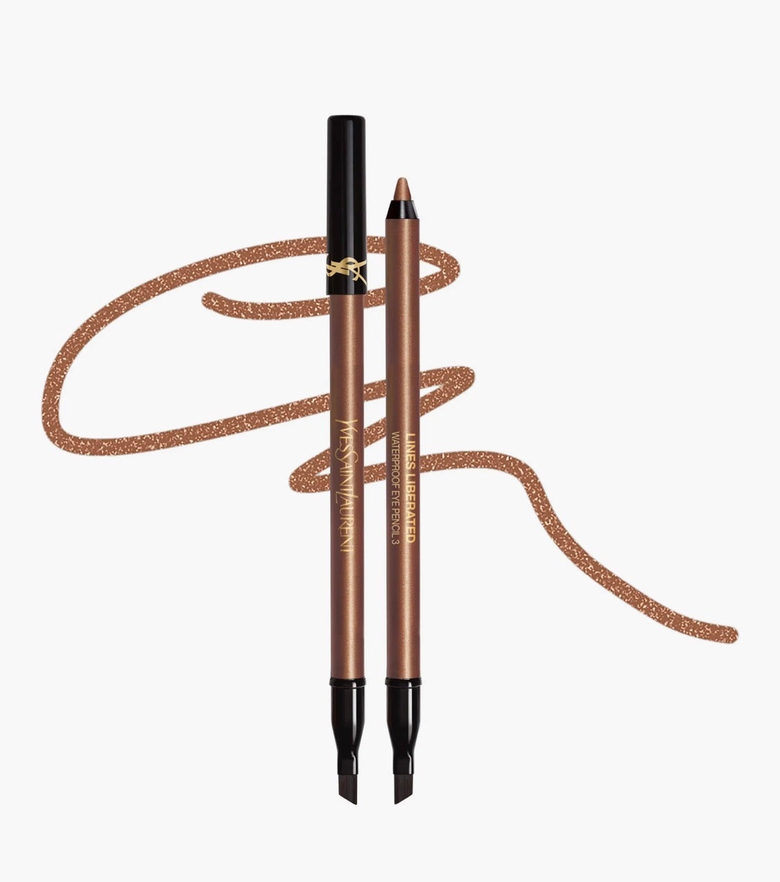 YSL, Brown Look 3-Piece Eye Set Eyeshadow, Eyeliner & Mascara Makeup Gift Set